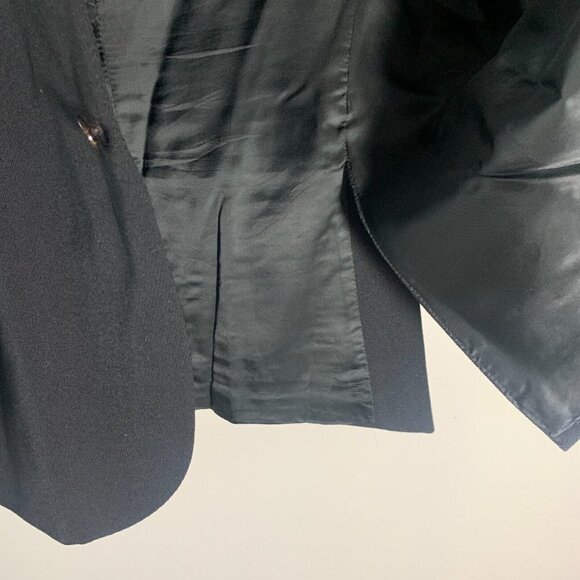 POLO RALPH LAUREN Corneliani VIRGIN WOOL BLAZER MADE IN ITALY Black Sz 42‎ MINT - Picture 10 of 14